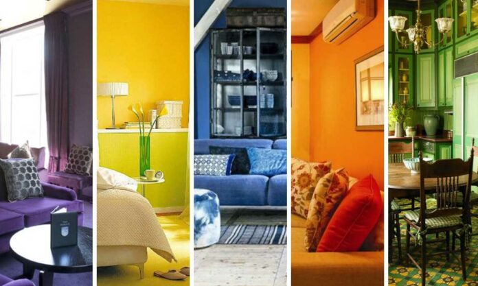 Психологическое влияние цвета на выбор и расположение мебели в гостиной